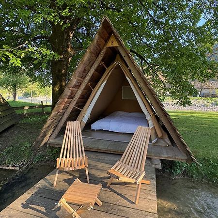 Hotel Kamp Na Otoku - Ljubno Ob Savinji Esterno foto