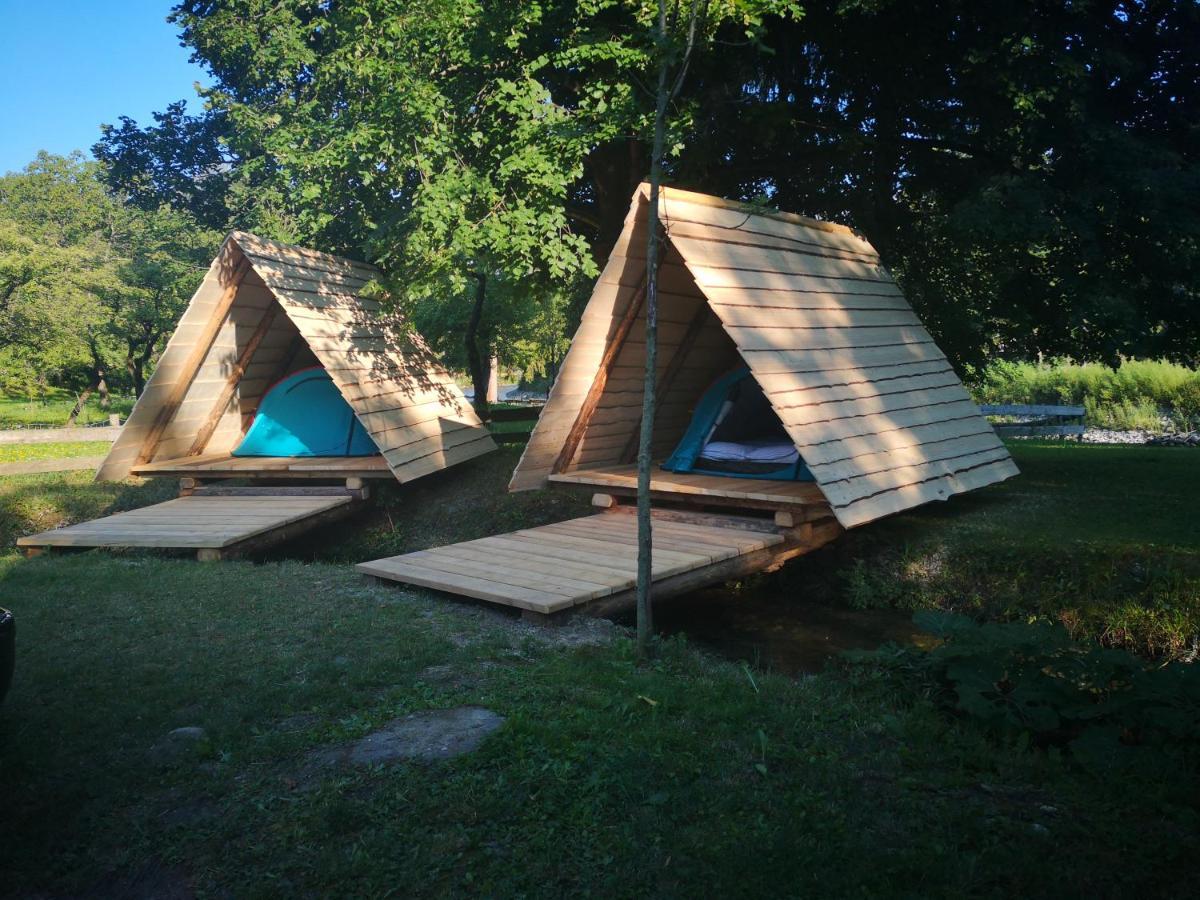 Hotel Kamp Na Otoku - Ljubno Ob Savinji Esterno foto