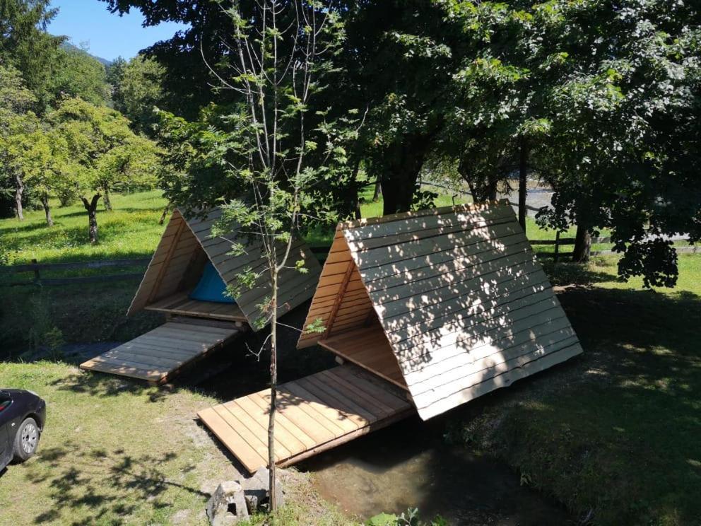 Hotel Kamp Na Otoku - Ljubno Ob Savinji Esterno foto