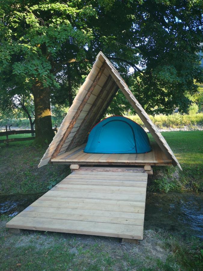 Hotel Kamp Na Otoku - Ljubno Ob Savinji Esterno foto