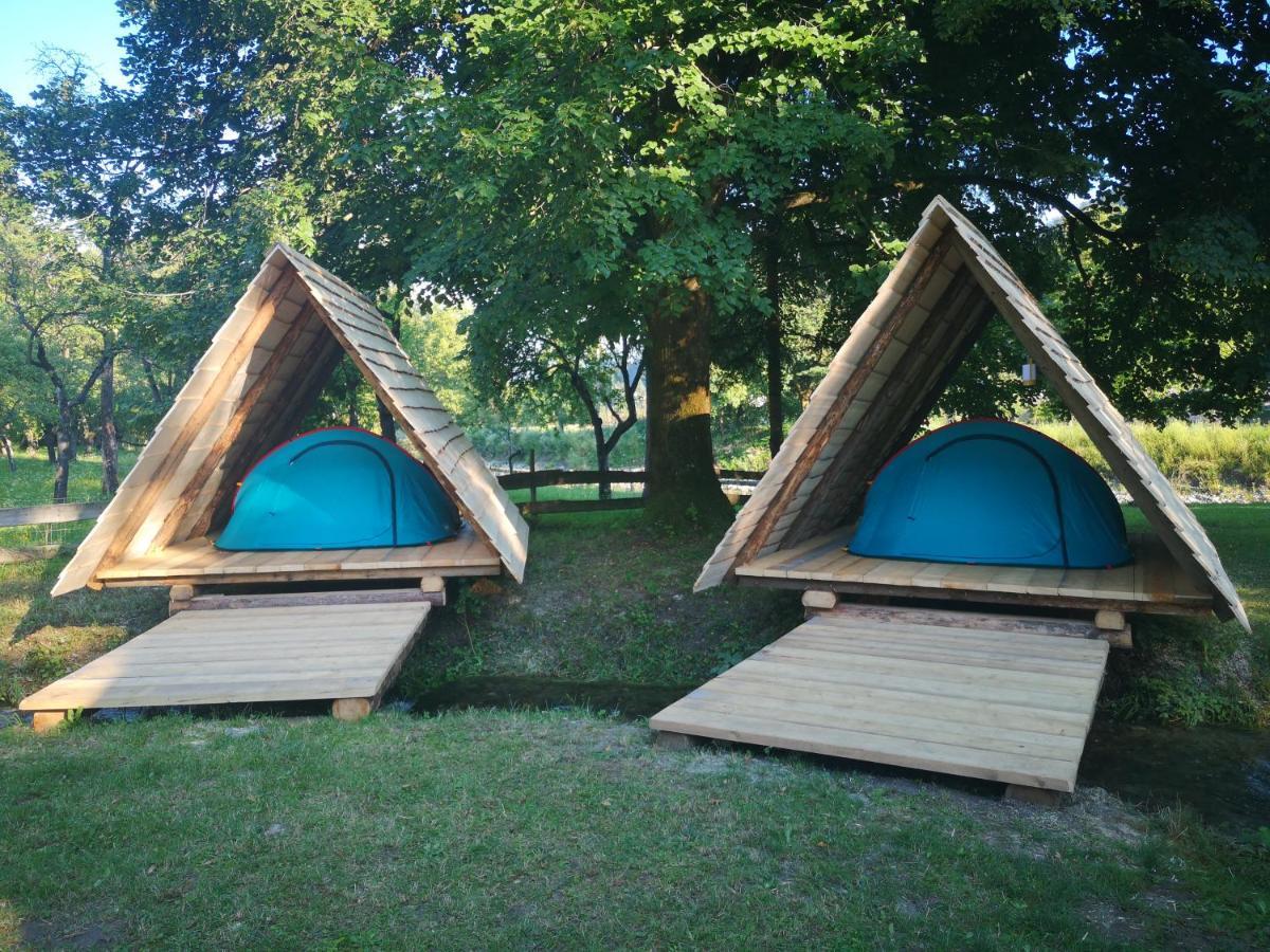 Hotel Kamp Na Otoku - Ljubno Ob Savinji Esterno foto