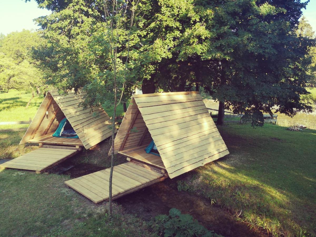 Hotel Kamp Na Otoku - Ljubno Ob Savinji Esterno foto